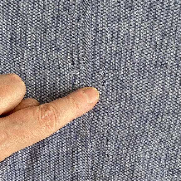 For Cynthia Sleeveless Linen Blend A-Line Dress Rick Rack - Picture 11 of 13